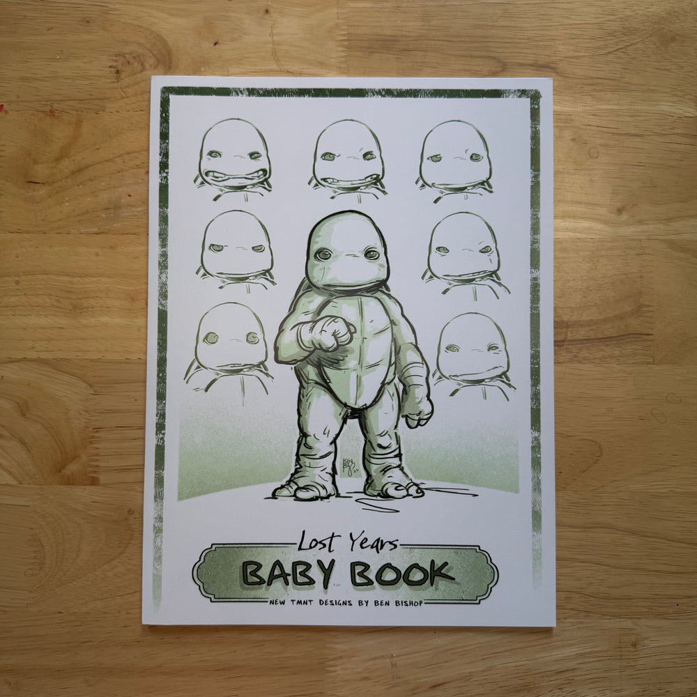 LOST YEARS - BABY BOOK - BIG SKETCH ON BACK