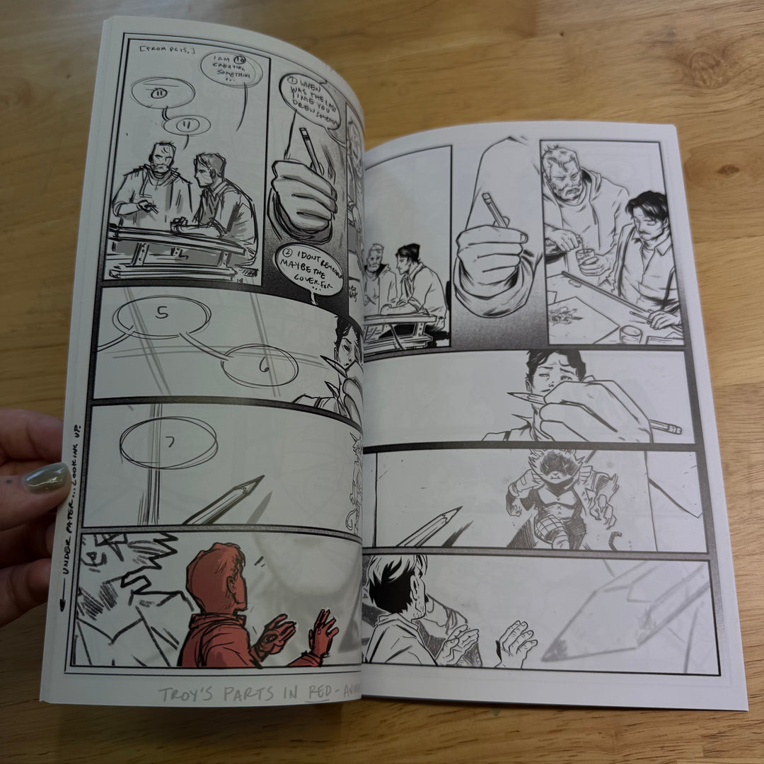 DRAWING BLOOD - PROCESS EDITION - BIG SKETCH