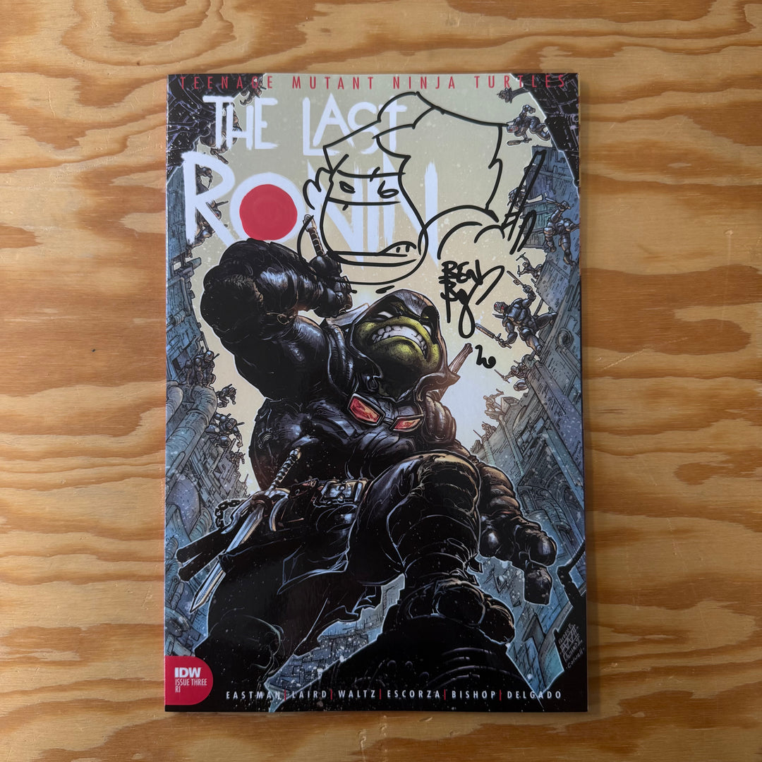 LAST RONIN - ISSUE 3 - FREDDIE VARIANT - SIGNED & SKETCHED BY BISHOP