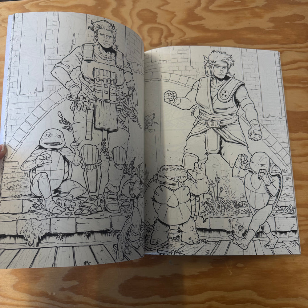 BISH CLUB COLORING BOOK - SIGNED & SKETCHED