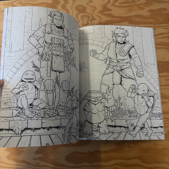 BISH CLUB COLORING BOOK - SIGNED & SKETCHED