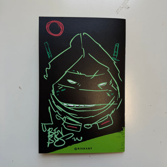 BISHMANIA - GREEN VARIANT - SIGNED & SKETCHED