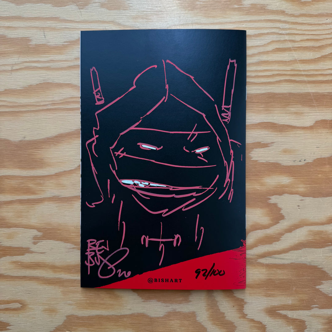 BISHMANIA - RED VARIANT - SIGNED & SKETCHED