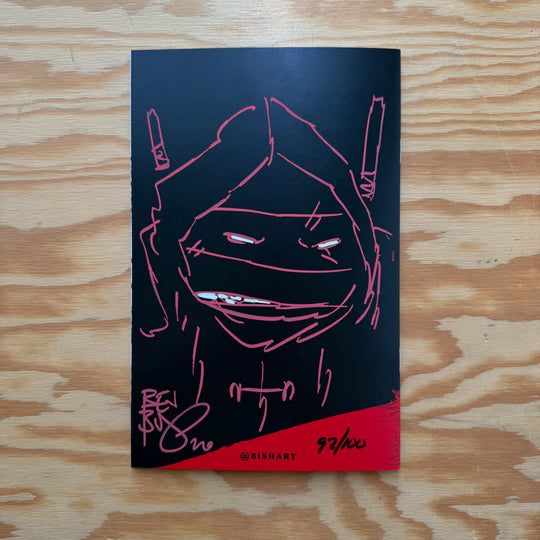 BISHMANIA - RED VARIANT - SIGNED & SKETCHED