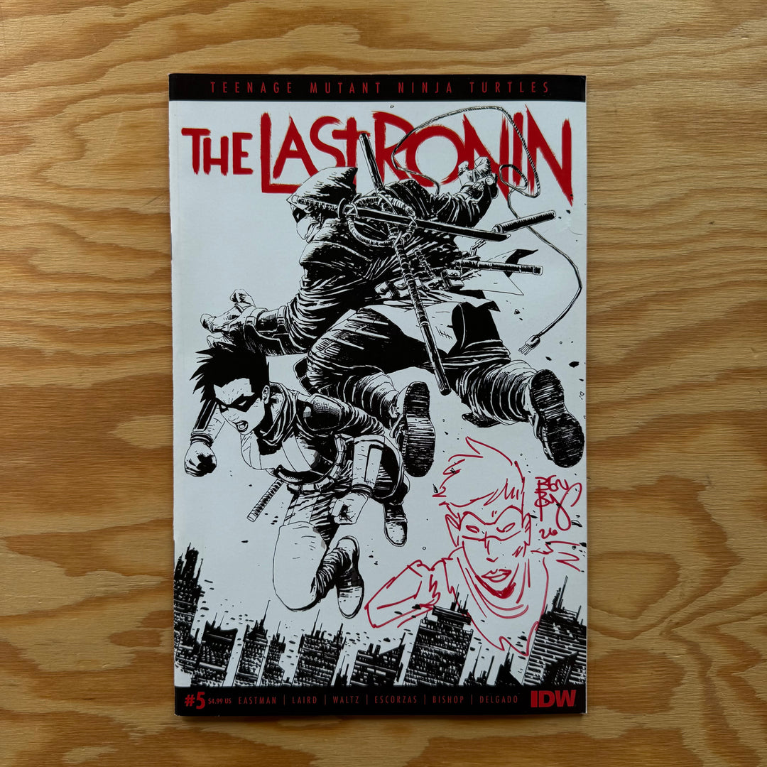 LAST RONIN - REISSUE 5 - ESCORZA COVER - SKETCHED BY BISHOP