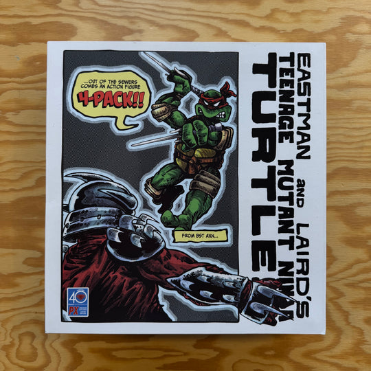 TMNT CLASSIC COMIC BST AXN ACTION FIGURE 4 PACK - SIGNED & SKETCHED