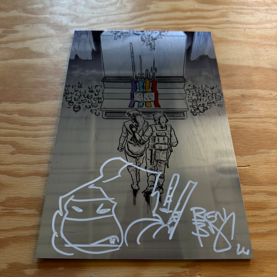 LAST RONIN - LOST YEARS - ISSUE 1 DIRECTOR'S CUT - METAL COVER - SIGNED & SKETCHED