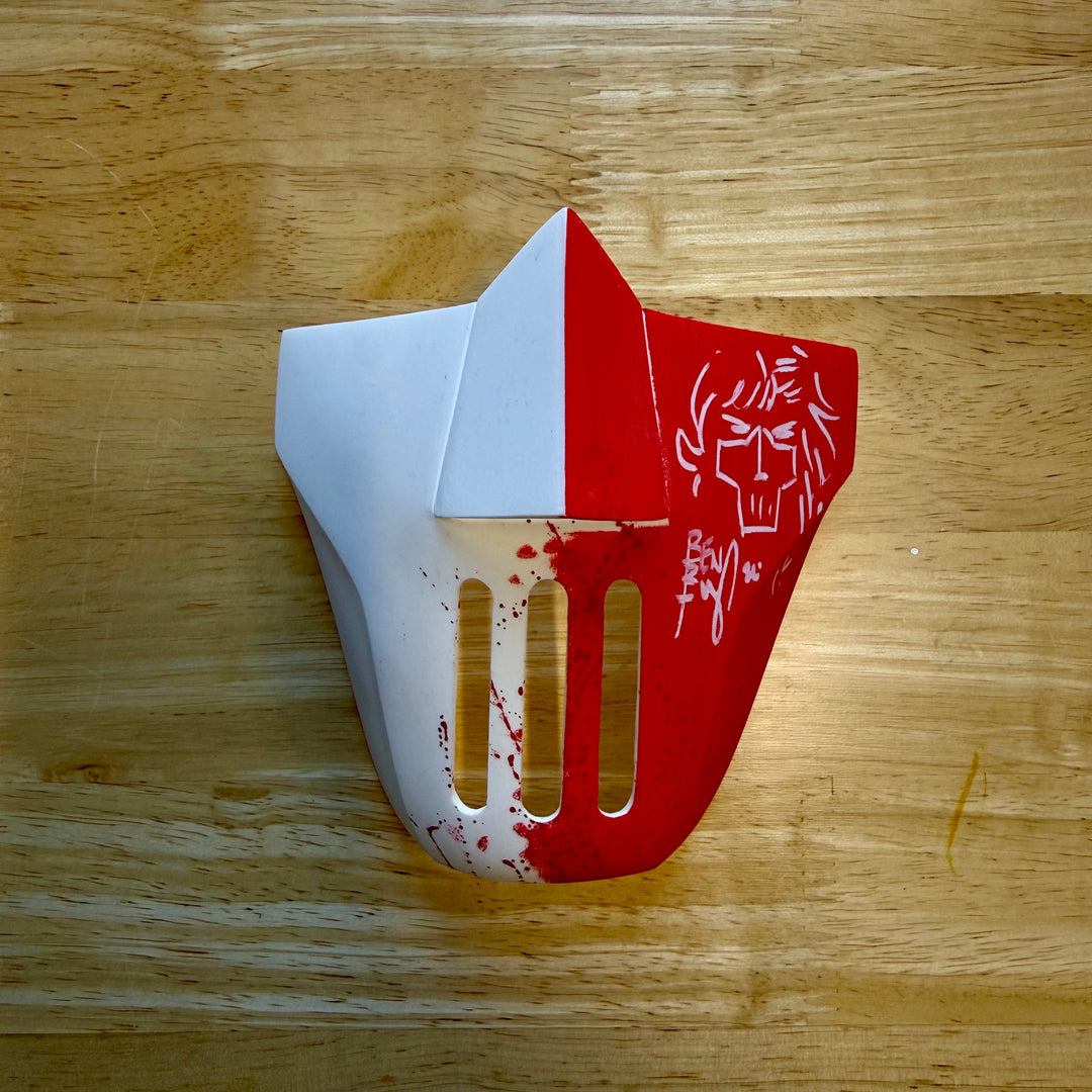 CASEY MARIE JONES MASK - SIGNED & SKETCHED