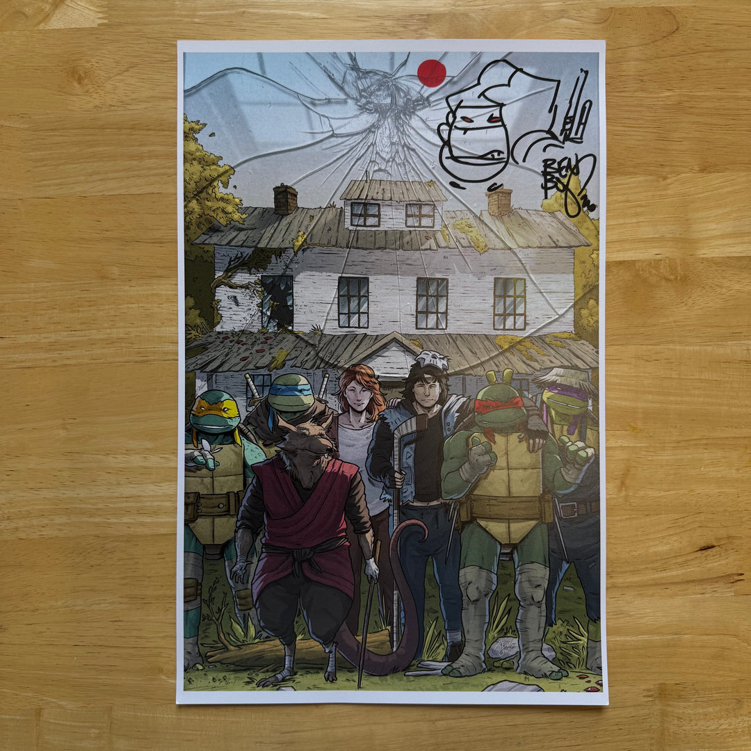 LAST RONIN II RE-EVOLUTION - ISSUE 4 - 11x17 PRINT - SIGNED & SKETCHED