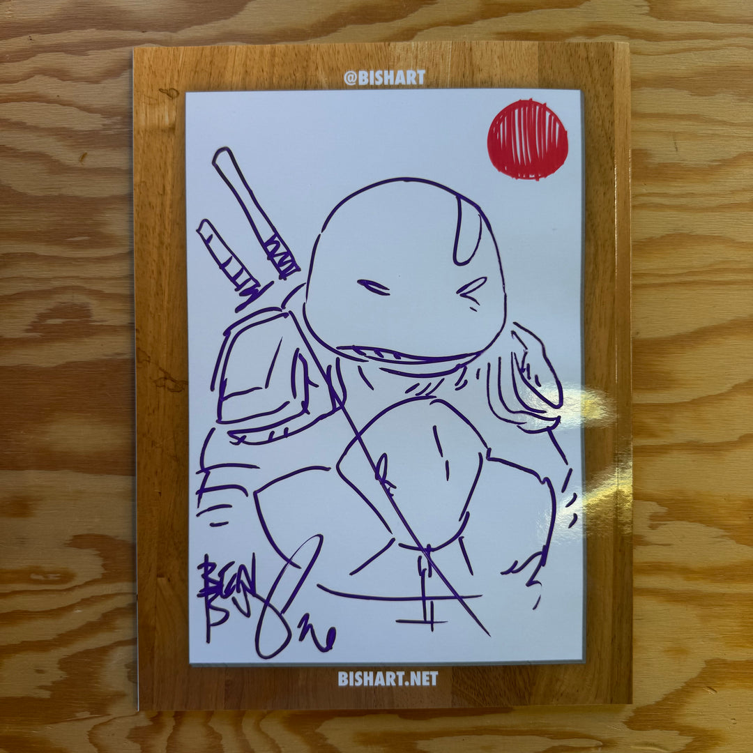 BISH CLUB COLORING BOOK - SIGNED & SKETCHED