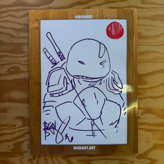 BISH CLUB COLORING BOOK - SIGNED & SKETCHED