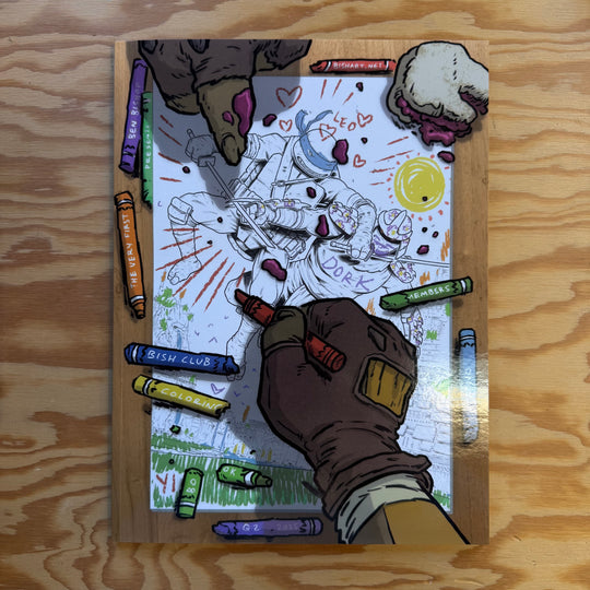 BISH CLUB COLORING BOOK - SIGNED & SKETCHED