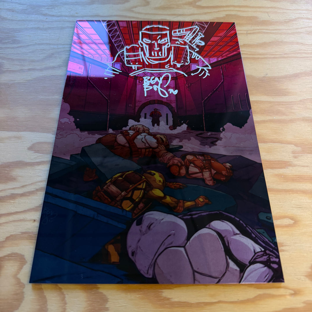 LAST RONIN - LOST YEARS - ISSUE 4 METAL - SIGNED & SKETCHED