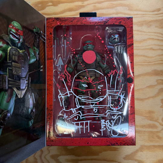 NECA - LAST RONIN - FIRST TO FALL RAPHAEL - SIGNED & SKETCHED