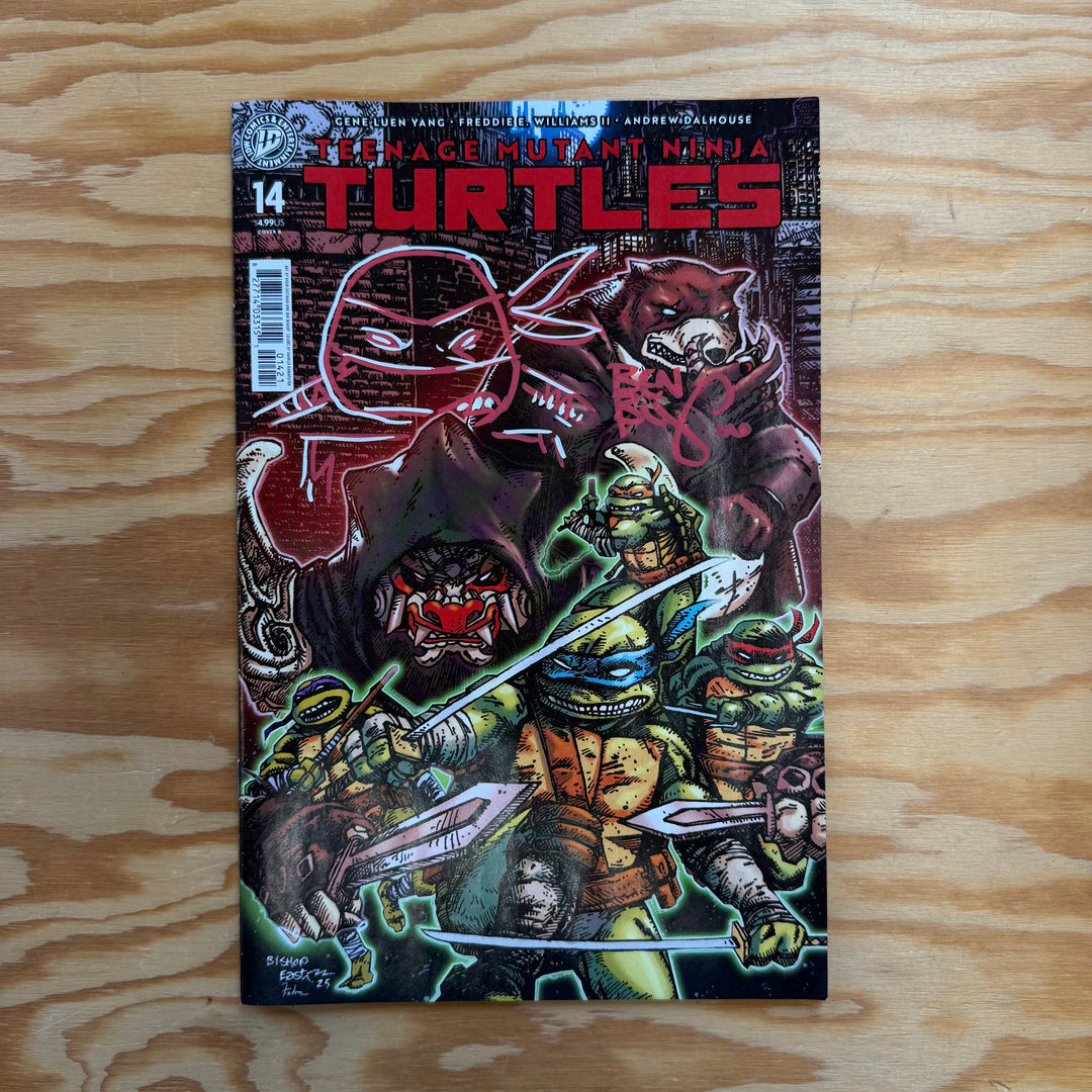 TMNT - ISSUE 14 - SIGNED & SKETCHED