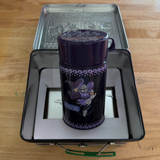 TMNT LUNCHBOX W/ THERMOS - SIGNED & SKETCHED