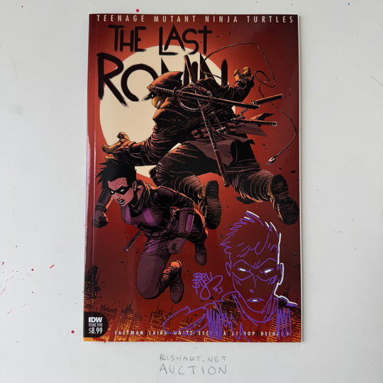 LAST RONIN - ISSUE 5 - COVER A - FIRST PRINT - SKETCHED BY BISHOP
