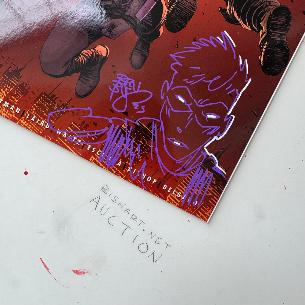 LAST RONIN - ISSUE 5 - COVER A - FIRST PRINT - SKETCHED BY BISHOP