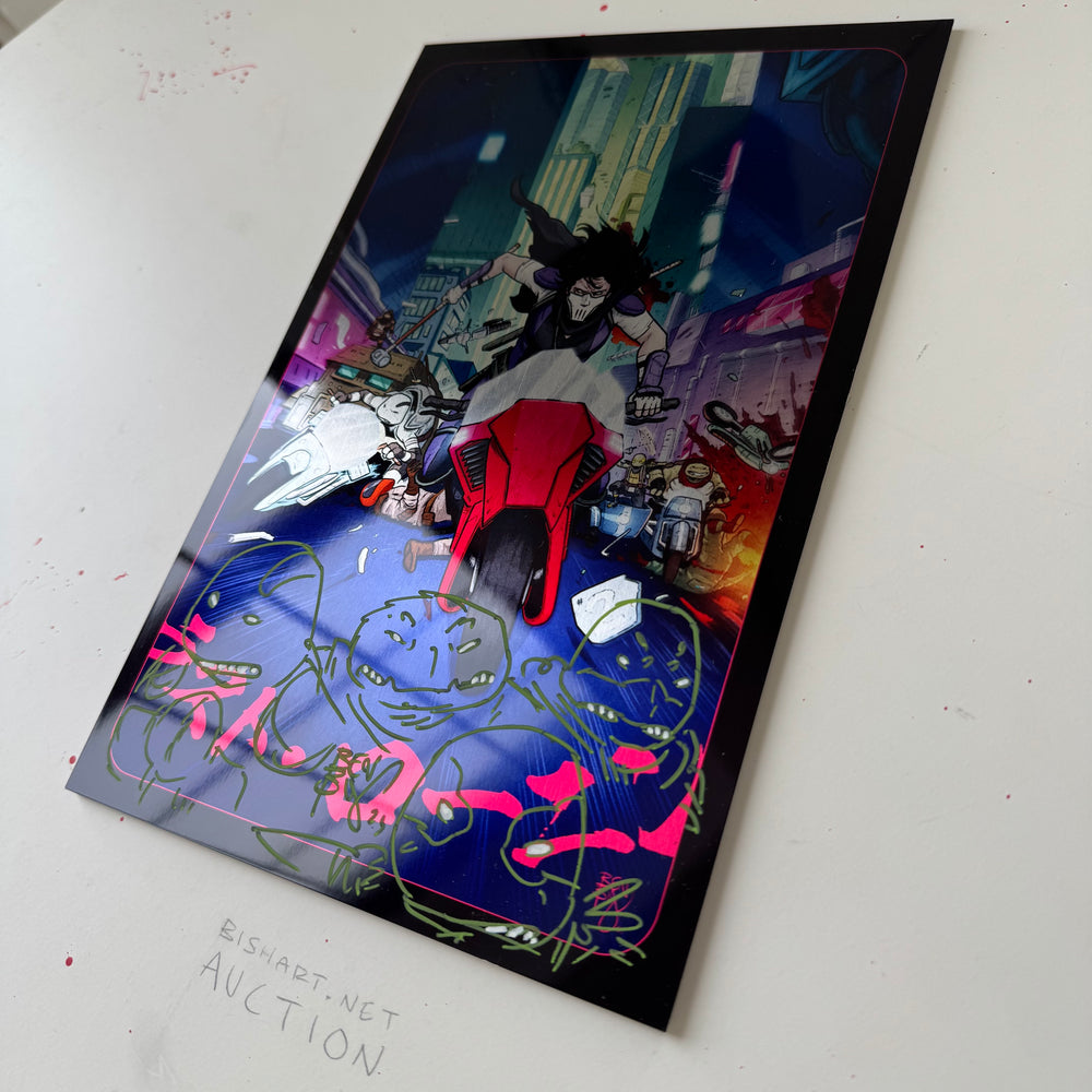 LAST RONIN II RE-EVOLUTION - ISSUE 2 METAL - SIGNED & SKETCHED