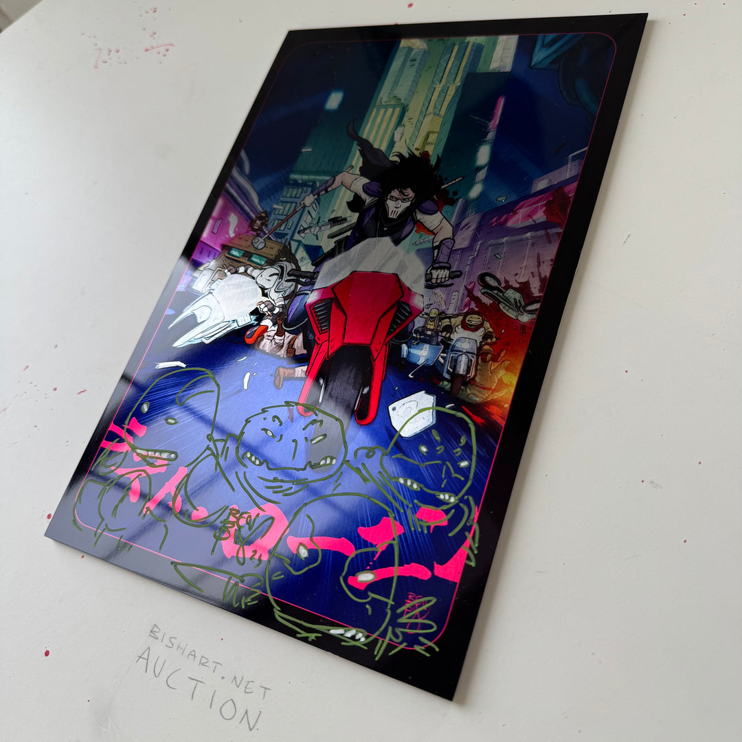 LAST RONIN II RE-EVOLUTION - ISSUE 2 METAL - SIGNED & SKETCHED