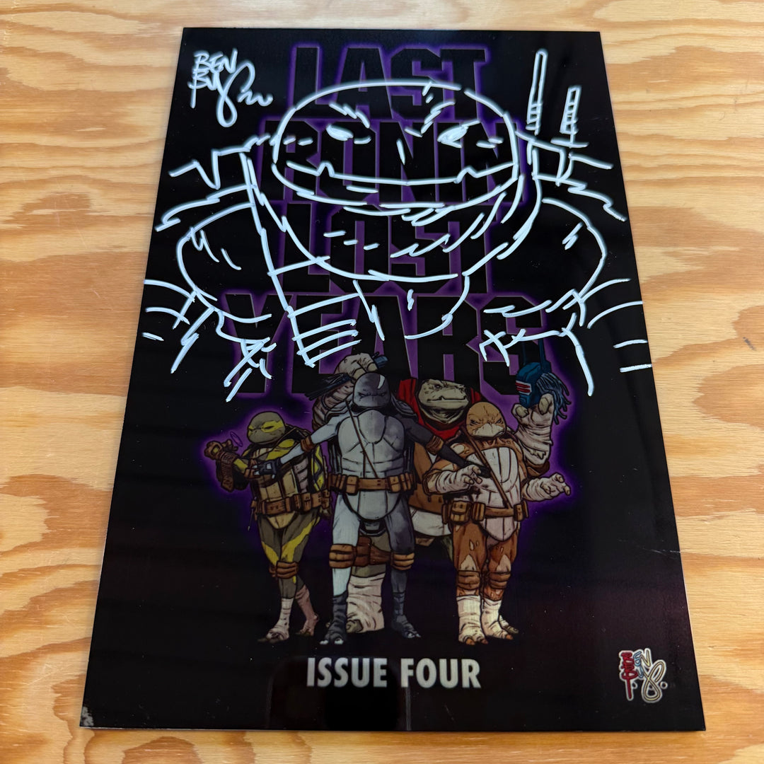 LAST RONIN - LOST YEARS - ISSUE 4 METAL - SIGNED & SKETCHED