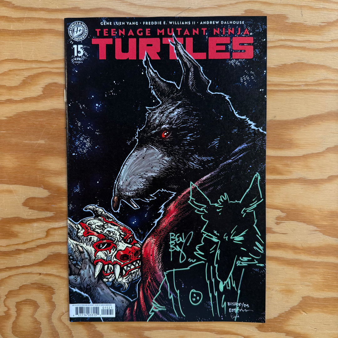 TMNT - ISSUE 15 - SIGNED & SKETCHED