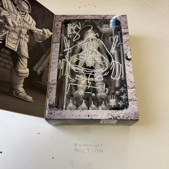 NECA - BLACK & WHITE RONIN - SIGNED & SKETCHED