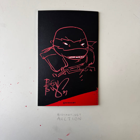 BISHMANIA - RED VARIANT - SIGNED & SKETCHED