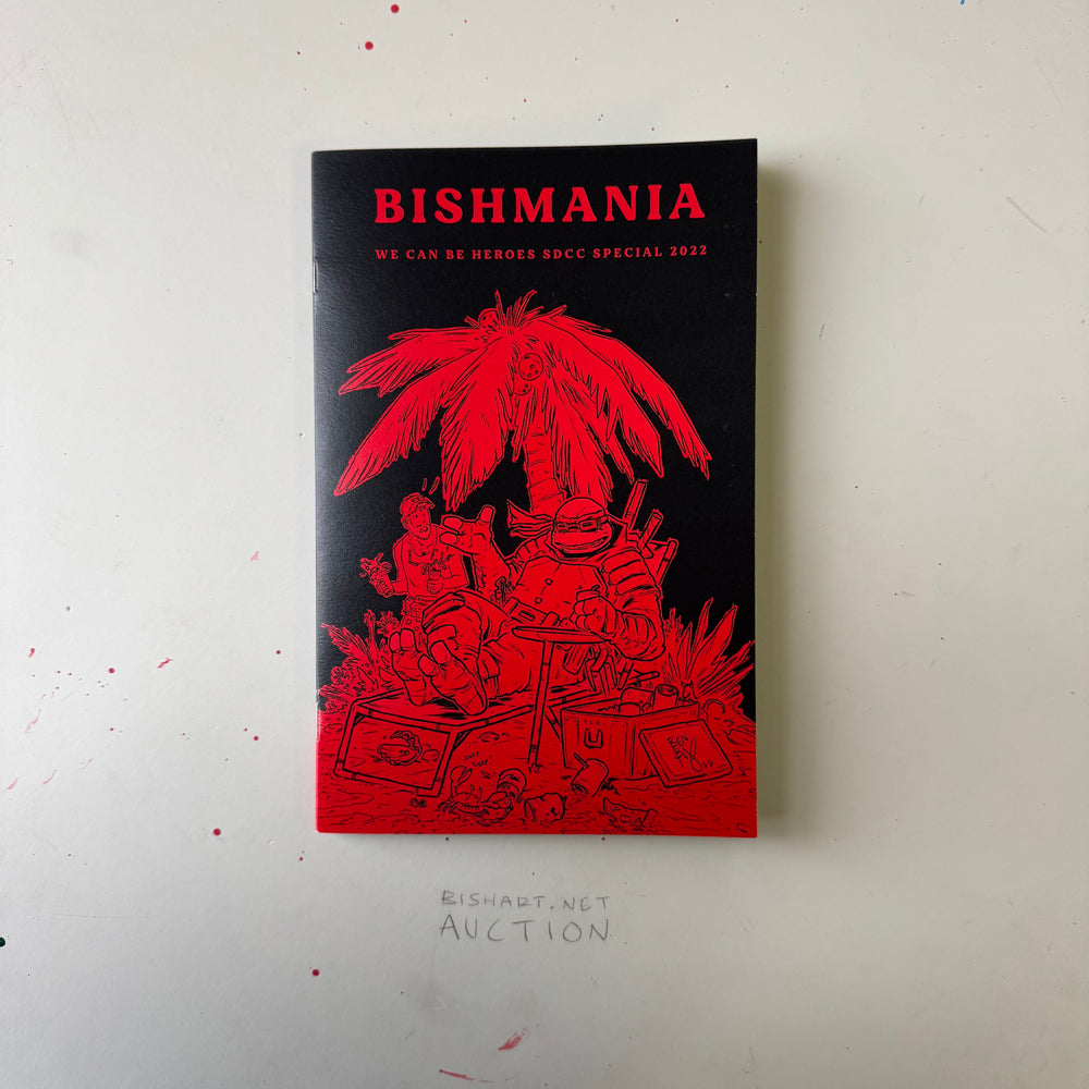 BISHMANIA - RED VARIANT - SIGNED & SKETCHED