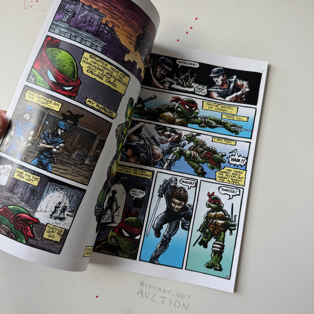 TMNT COLOR CLASSICS - ISSUE 1 - SIGNED & SKETCHED