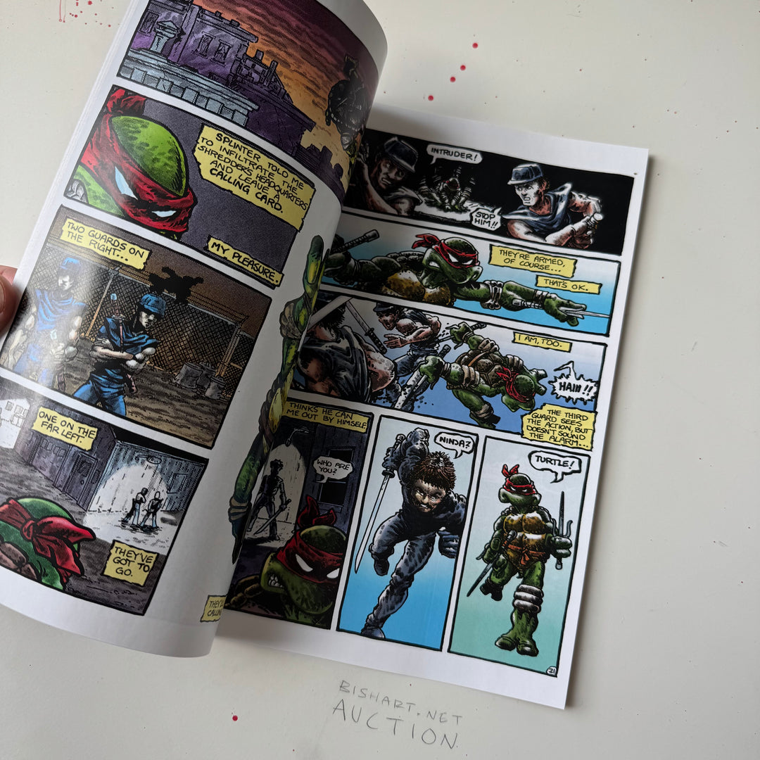 TMNT COLOR CLASSICS - ISSUE 1 - SIGNED & SKETCHED