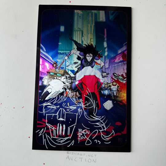 LAST RONIN II RE-EVOLUTION - ISSUE 2 METAL - SIGNED & SKETCHED