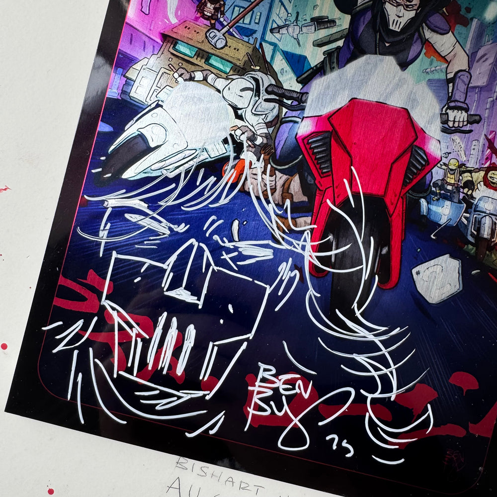 LAST RONIN II RE-EVOLUTION - ISSUE 2 METAL - SIGNED & SKETCHED