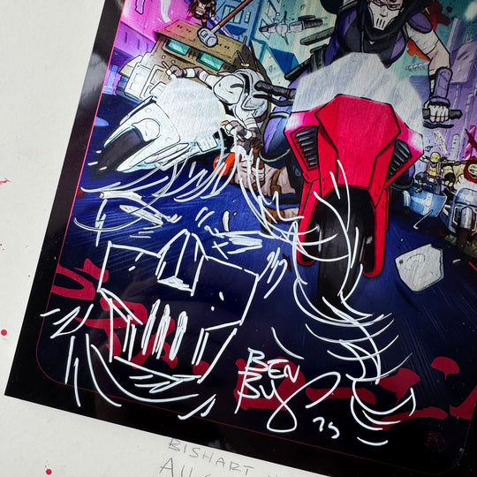 LAST RONIN II RE-EVOLUTION - ISSUE 2 METAL - SIGNED & SKETCHED