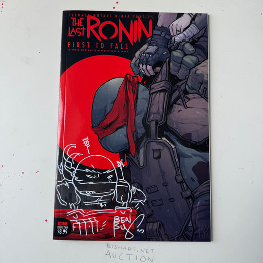 LAST RONIN - ISSUE 2 - FIRST TO FALL - SIGNED & SKETCHED