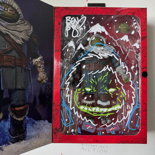 NECA - LOST YEARS MICHELANGELO - SIGNED & SKETCHED