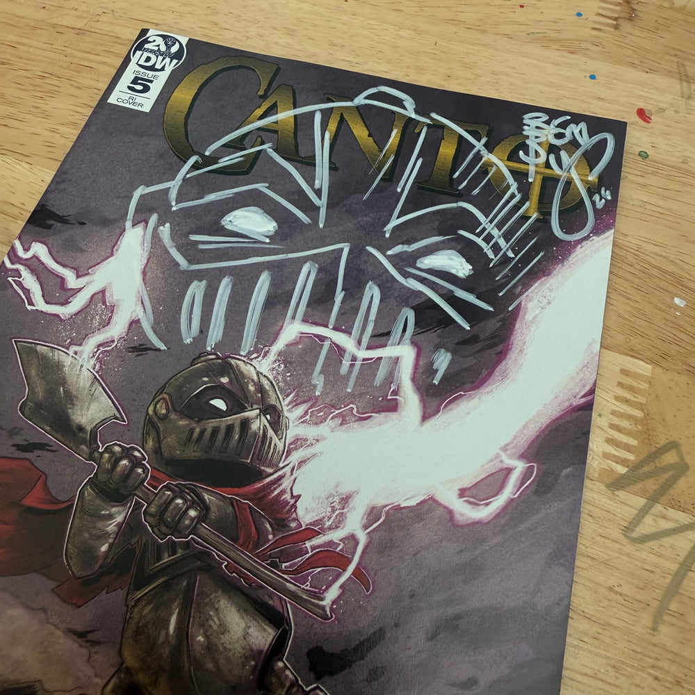 CANTO - ISSUE 5 - RI COVER - SIGNED & SKETCHED