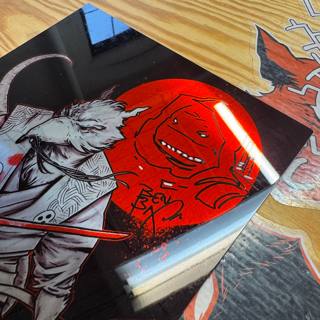 LAST RONIN - ISSUE 4 - SPLINTER METAL - SIGNED & SKETCHED