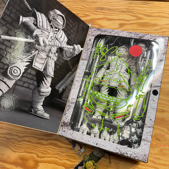 NECA - BLACK & WHITE RONIN - SIGNED & SKETCHED