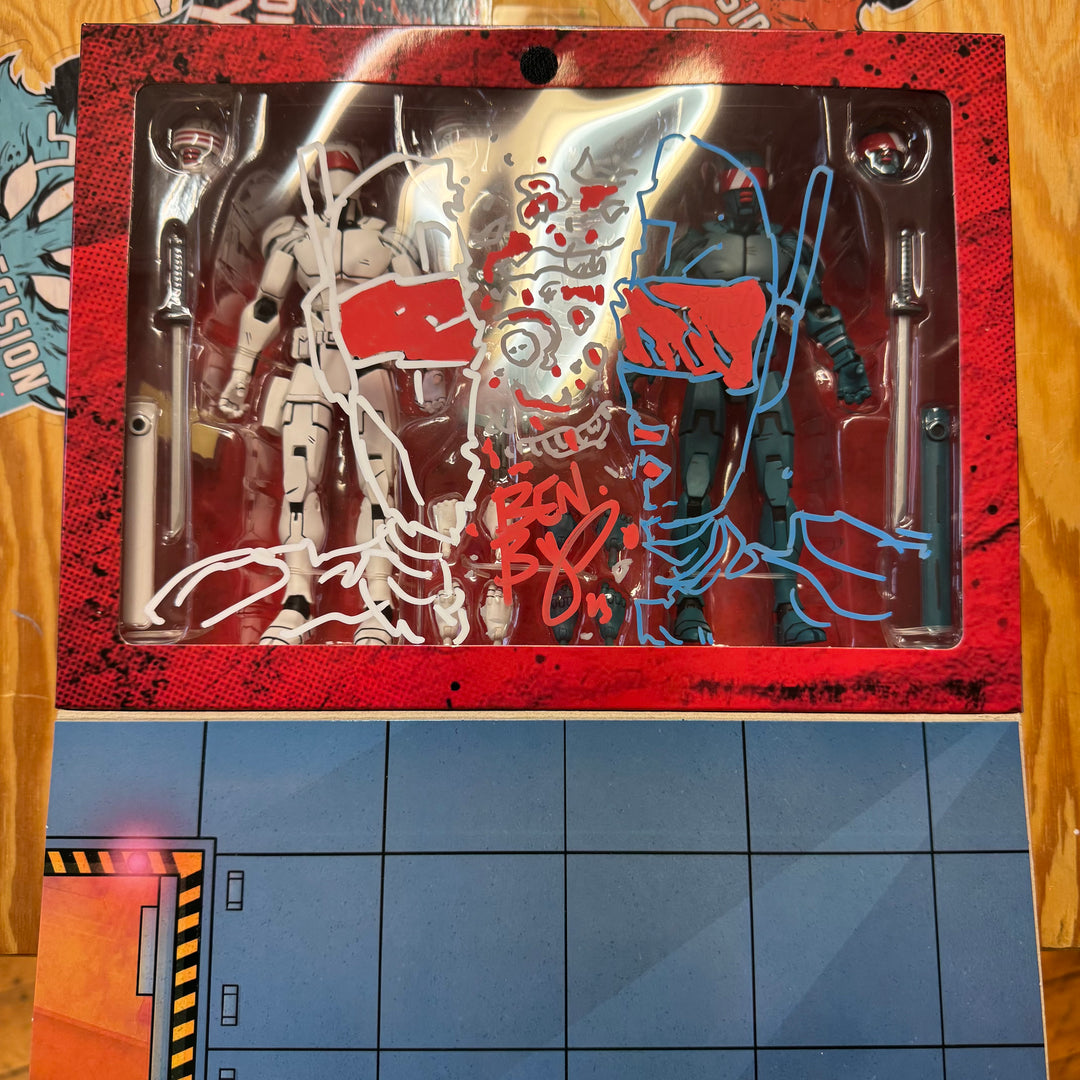 NECA - SYNJA PATROL TROOP REINFORCEMENTS - SIGNED & SKETCHED