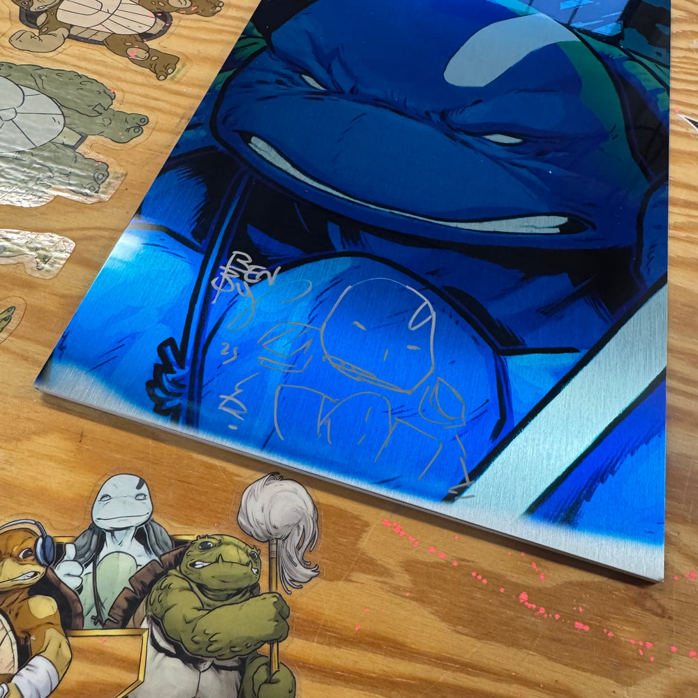 LAST RONIN II RE-EVOLUTION - ISSUE 4 METAL - ERROR PRINT- SIGNED & SKETCHED