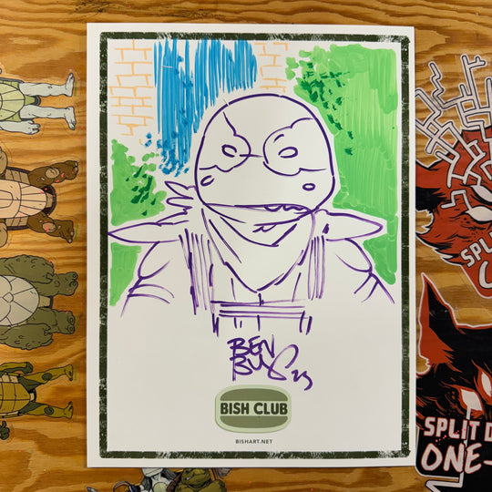 LOST YEARS - BABY BOOK - BIG SKETCH ON BACK