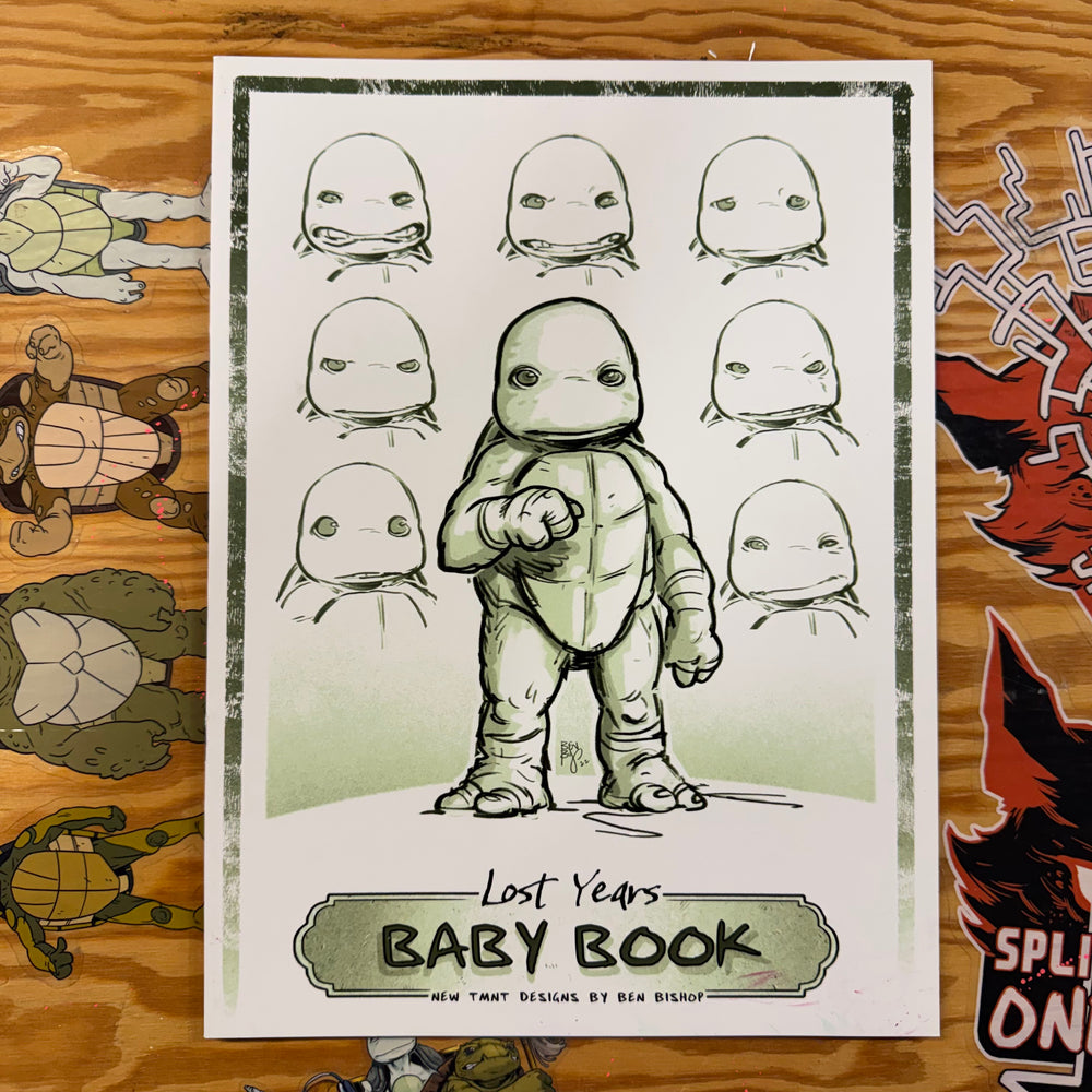 LOST YEARS - BABY BOOK - BIG SKETCH ON BACK