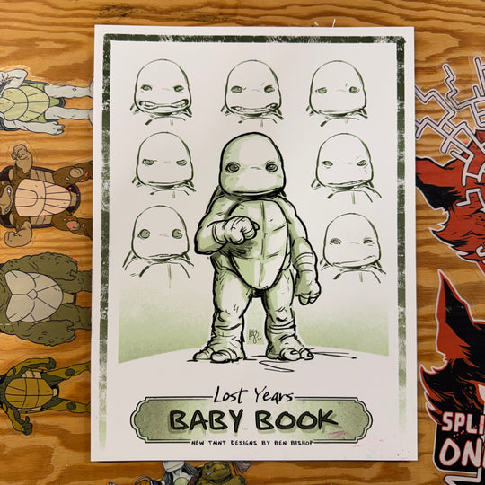 LOST YEARS - BABY BOOK - BIG SKETCH ON BACK