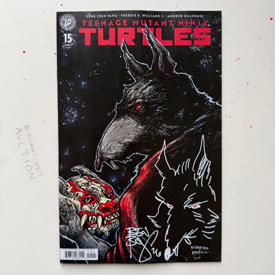 TMNT - ISSUE 15 - SIGNED & SKETCHED