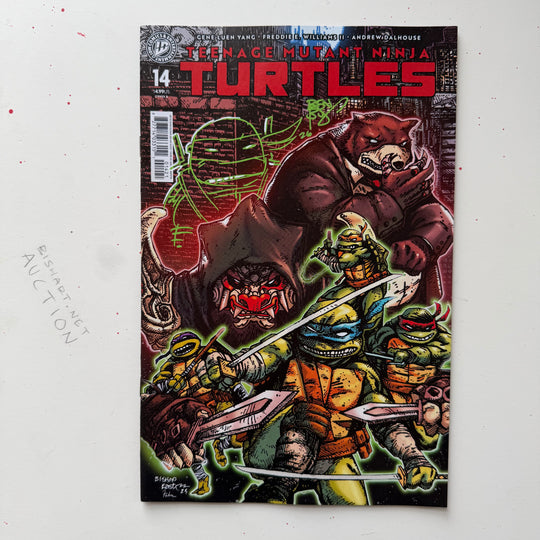 TMNT - ISSUE 14 - SIGNED & SKETCHED