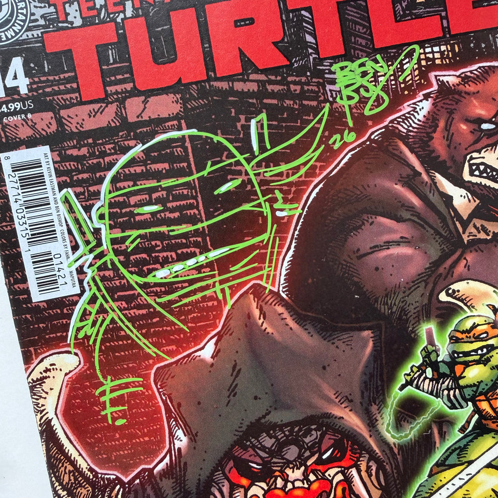 TMNT - ISSUE 14 - SIGNED & SKETCHED