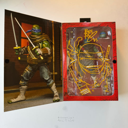 NECA - LAST RONIN - LEONARDO - SIGNED & SKETCHED