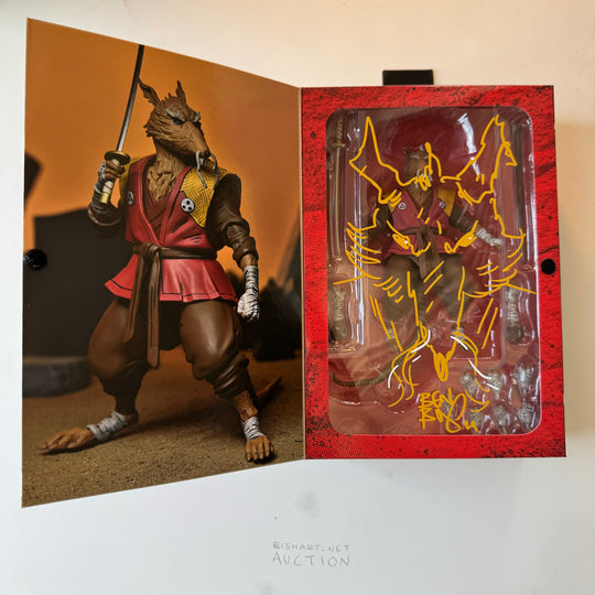 NECA - LAST RONIN - SPLINTER - SIGNED & SKETCHED