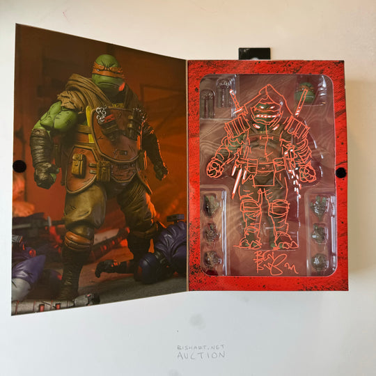 NECA - LAST RONIN - MICHELANGELO - SIGNED & SKETCHED